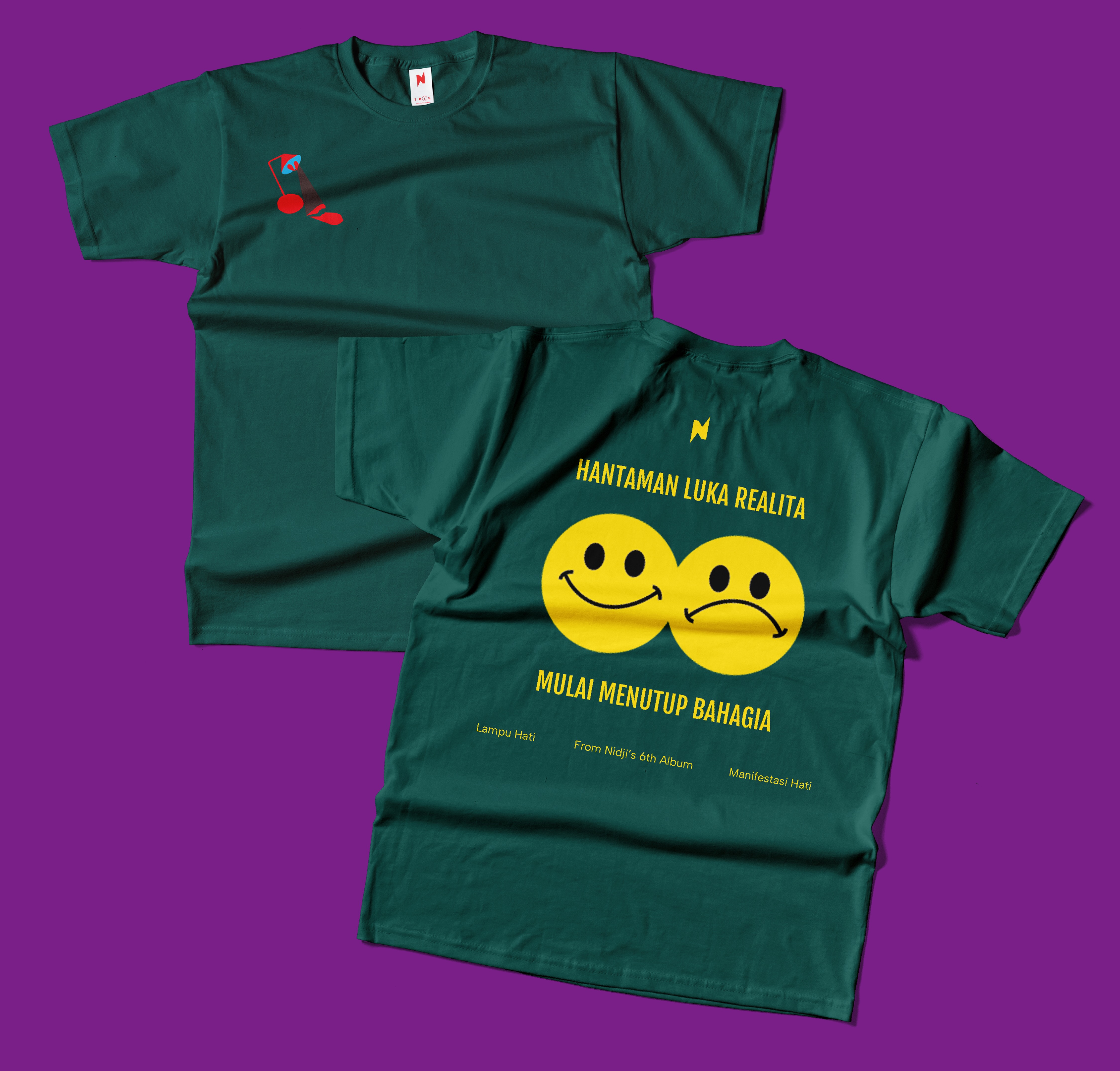 LAMPU HATI - REGULAR TSHIRT BOTTLE GREEN